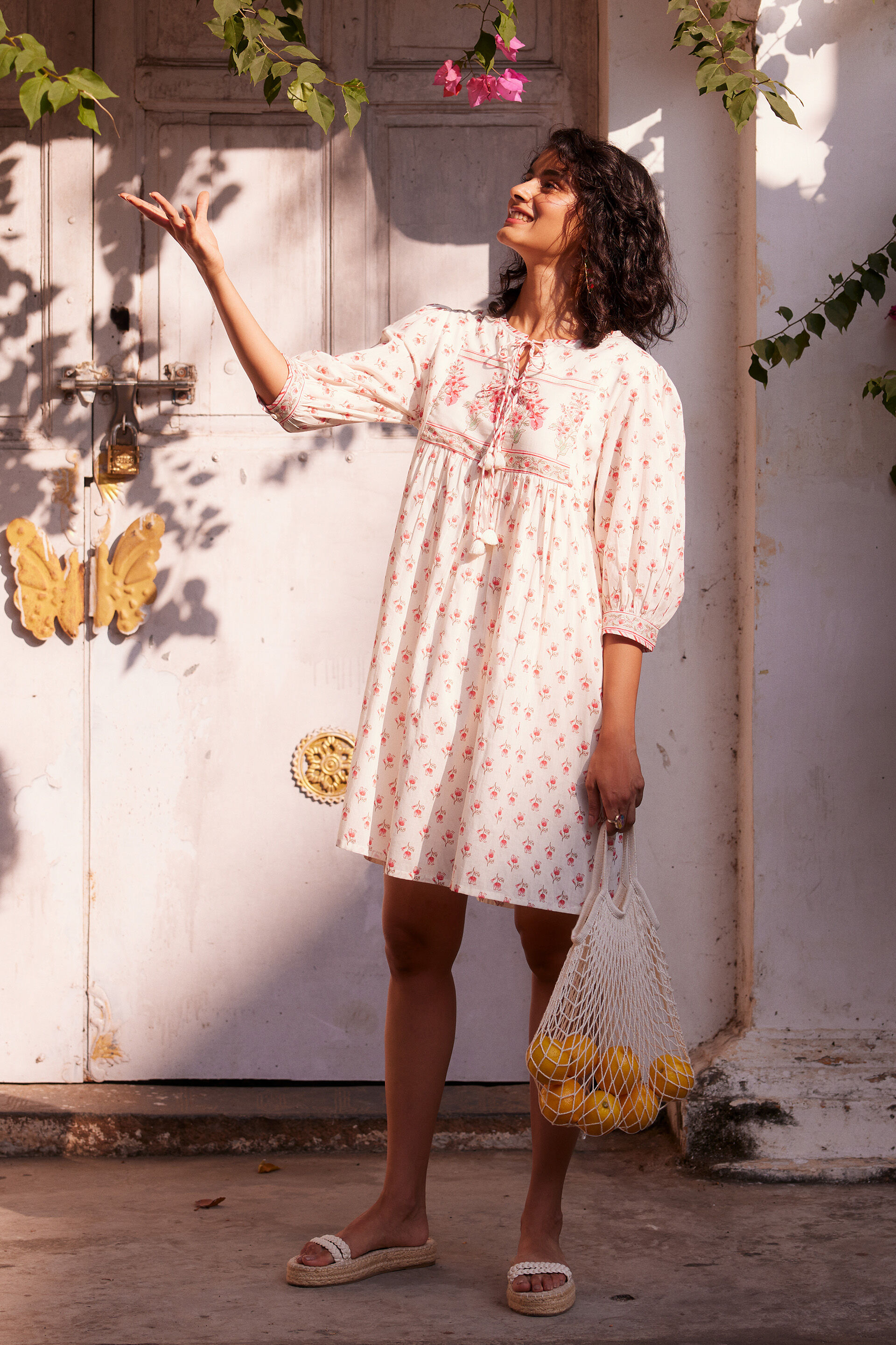 Dilruba Dress, Off White, image 5